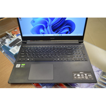 Б/У ноутбук 15.6" Acer A715-75G (Intel Core i5-10200H, RAM 16 ГБ, SSD 512 ГБ NVMe, Nvidia GeForce GTX 1650 Ti 4 ГБ GDDR6)-1