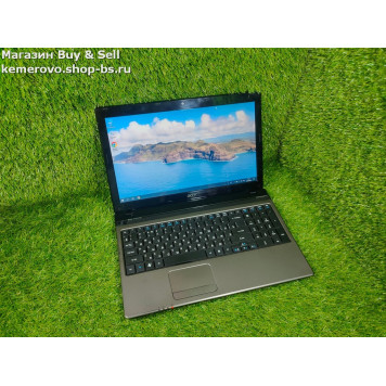 Б/У ноутбук 15.6" Acer Aspire 5750 (Core i5-2410M, 8192 МБ, HDD 500 ГБ, SSD 120 ГБ, GeForce GT 540M). Новый SSD, Без DVD-привода, Не работает левый usb-порт