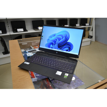 Б/У ноутбук 15.6" HP 15-DK1116TX (Intel Core i5-10200H, RAM 16 ГБ, SSD 256 ГБ NVMe, Nvidia GeForce GTX 1650 Ti 4 ГБ GDDR6)
