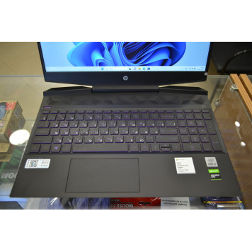 Б/У ноутбук 15.6" HP 15-DK1116TX (Intel Core i5-10200H, RAM 16 ГБ, SSD 256 ГБ NVMe, Nvidia GeForce GTX 1650 Ti 4 ГБ GDDR6)-2