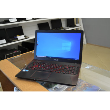 Б/У ноутбук 15.6" ASUS FX503V (Intel Core i7-7700HQ, RAM 12 ГБ, SSD 128 ГБ, HDD 500 ГБ, Nvidia GeForce GTX 1050 4 ГБ GDDR5)
